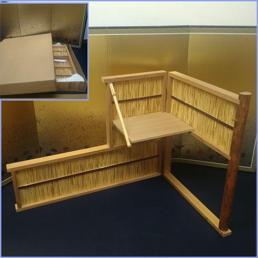 Amazon.co.jp: AD52 天目棚 よし棚 葦棚 利休好 組立 夏用 江戸間  