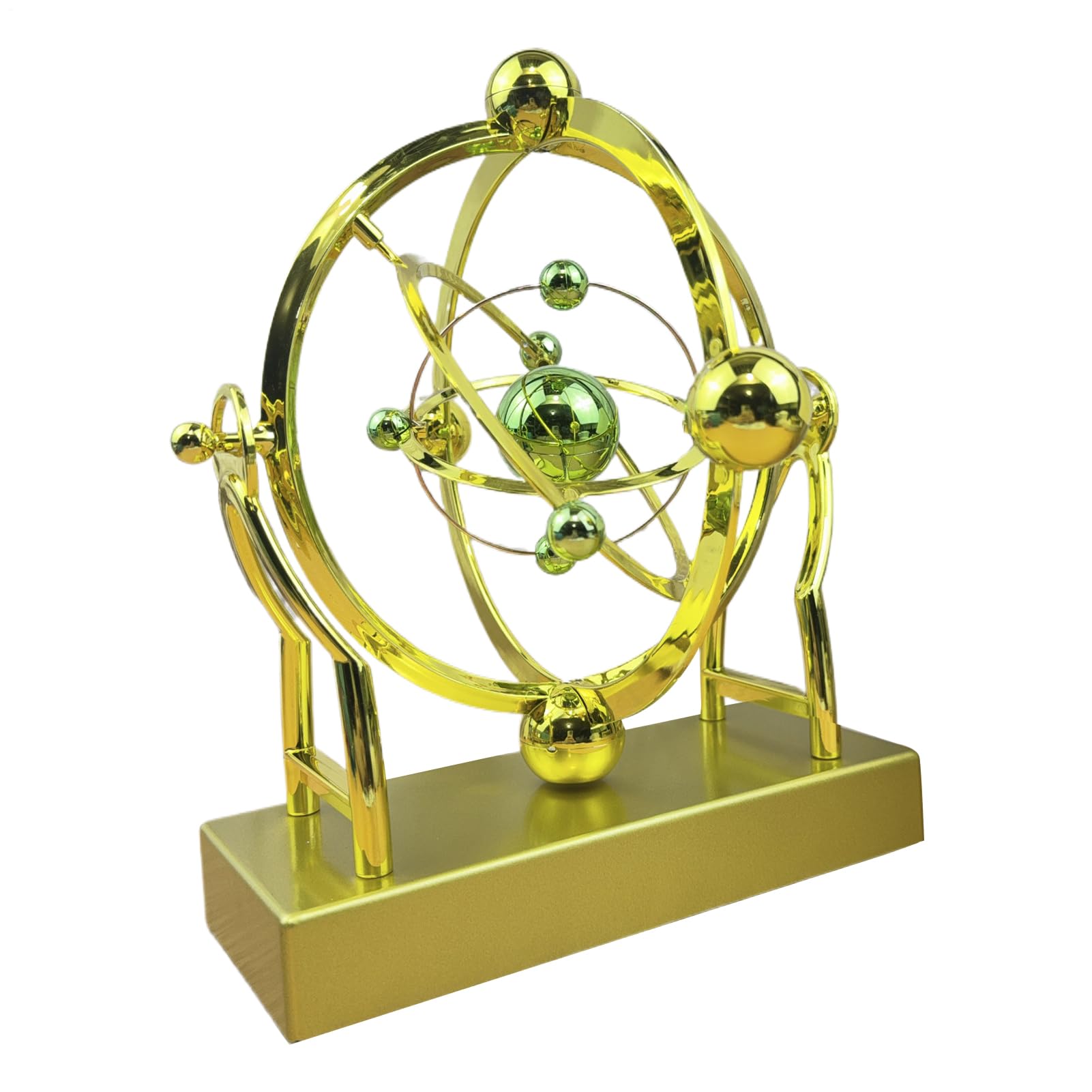Perpetual Motion Machine - Physics Mechanics Science Perpetual Toy, Swinging Motion Demonstrator | Orbital Gadgets Educational Science Decor Creative Art Craft For Living Room Tables Shelf