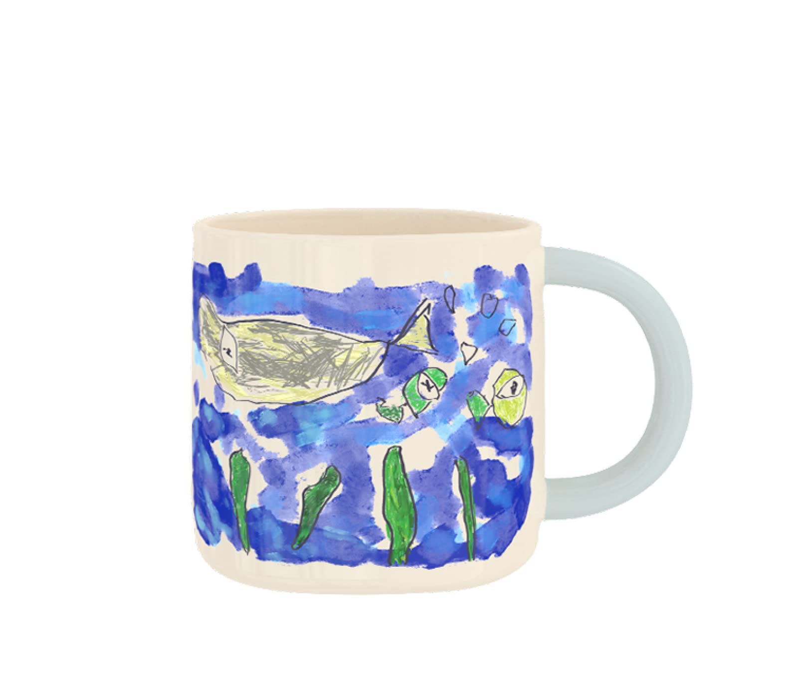 Tazza da caffè in ceramica Tazza da tè blu Tazza da caffè in ceramica artigianale Tazza regalo per ufficio e casa