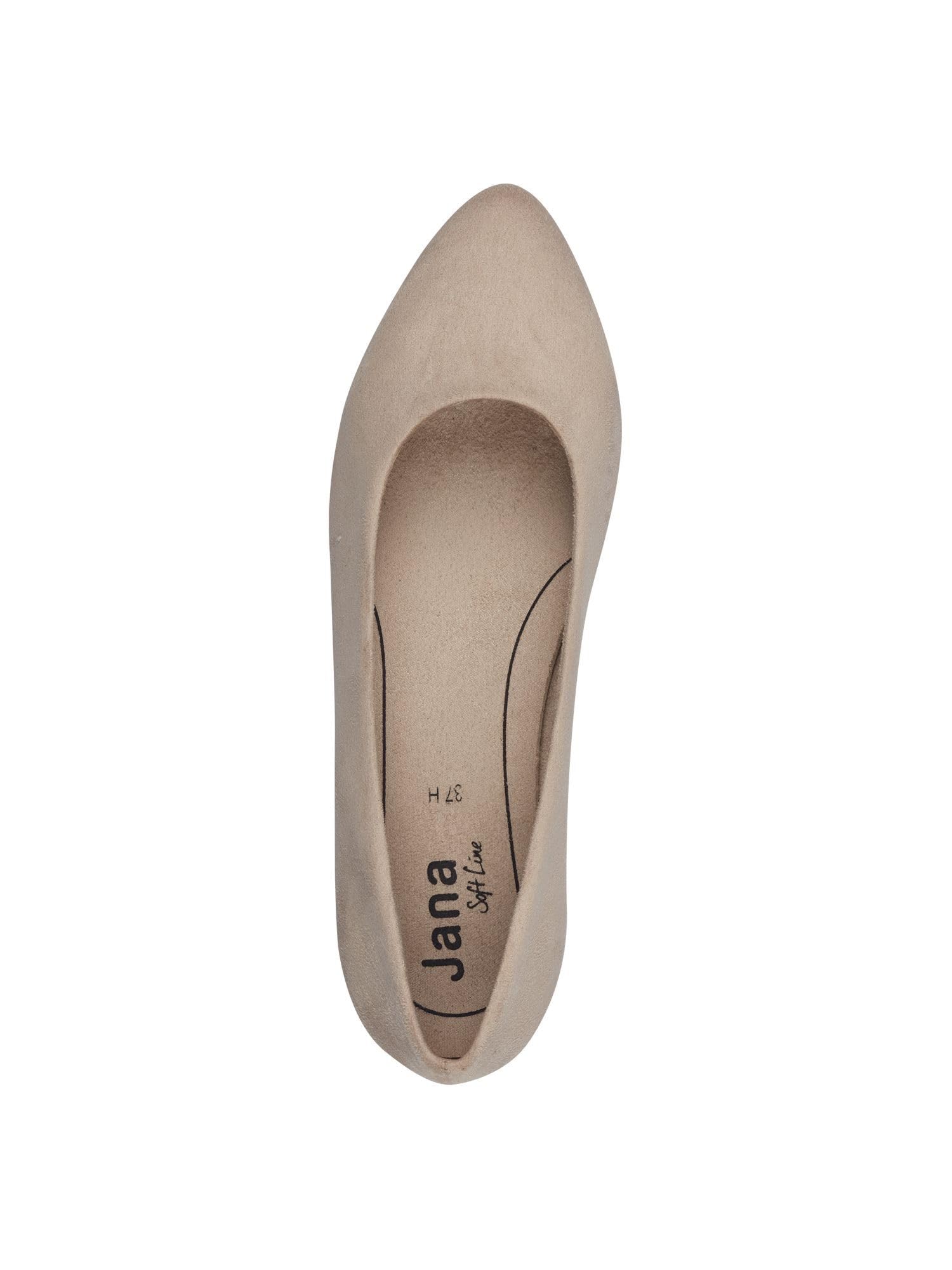 Jana Ballerina 8-22174-42 beige H-Weite