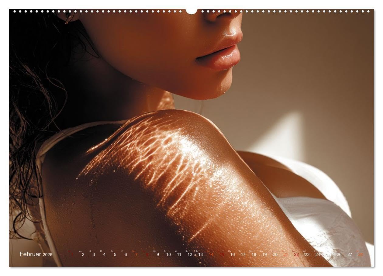 Zwischen Haut und Licht (hochwertiger Premium Wandkalender 2026 DIN A2 quer), Kunstdruck in Hochglanz: Die Poesie des Körpers - ästhetisch, zart und voller stiller Eleganz. (CALVENDO Erotik)