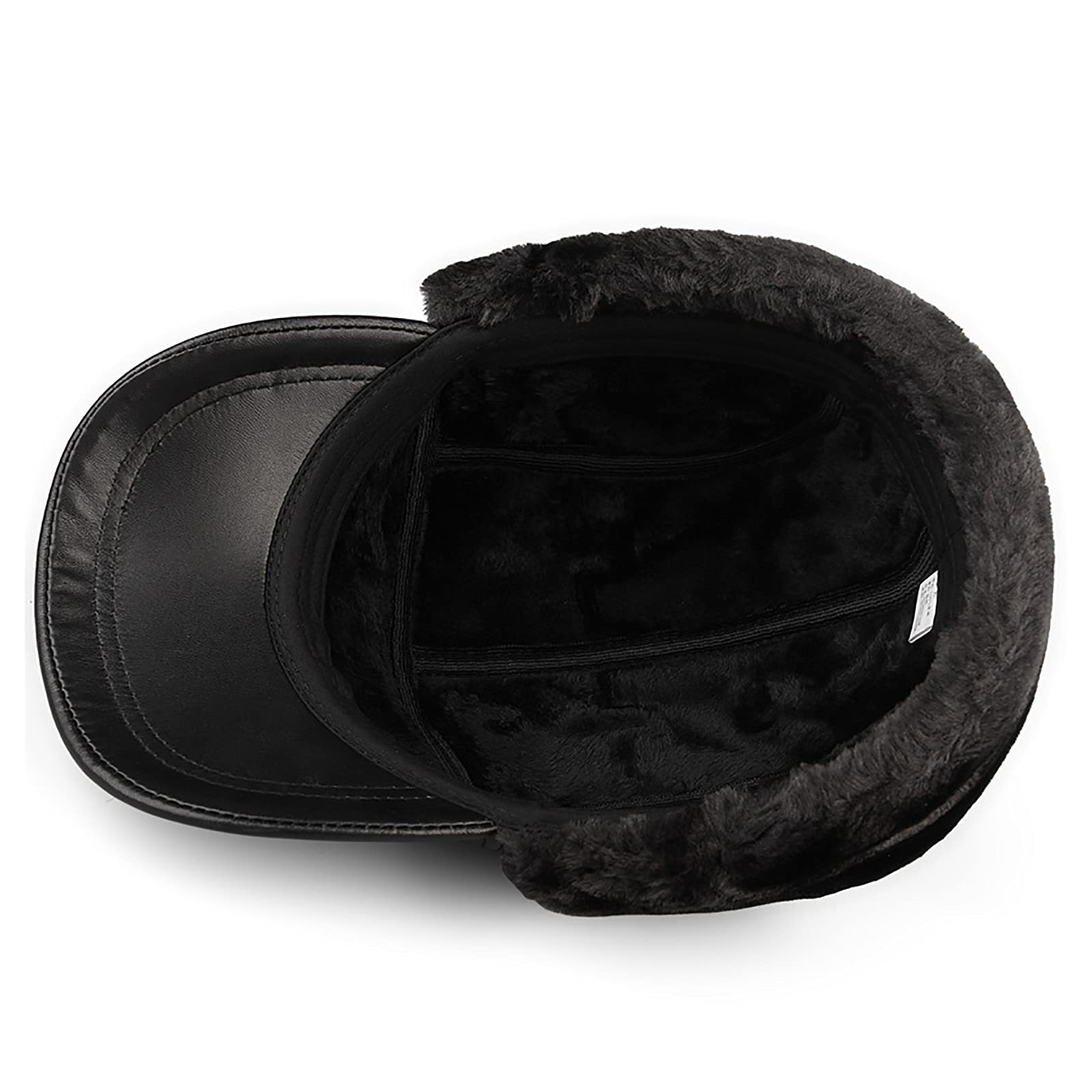 G&F Uomo Trooper Hoed Pelle Spessore Cappello Baseball con Paraorecchie, Bomberhats Antivento Inverno