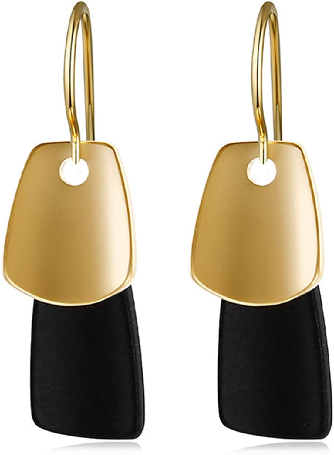 YAZILIND plata aguja simple gota pendientes colgantes colgantes pendientes mujeres niñas oreja joyería