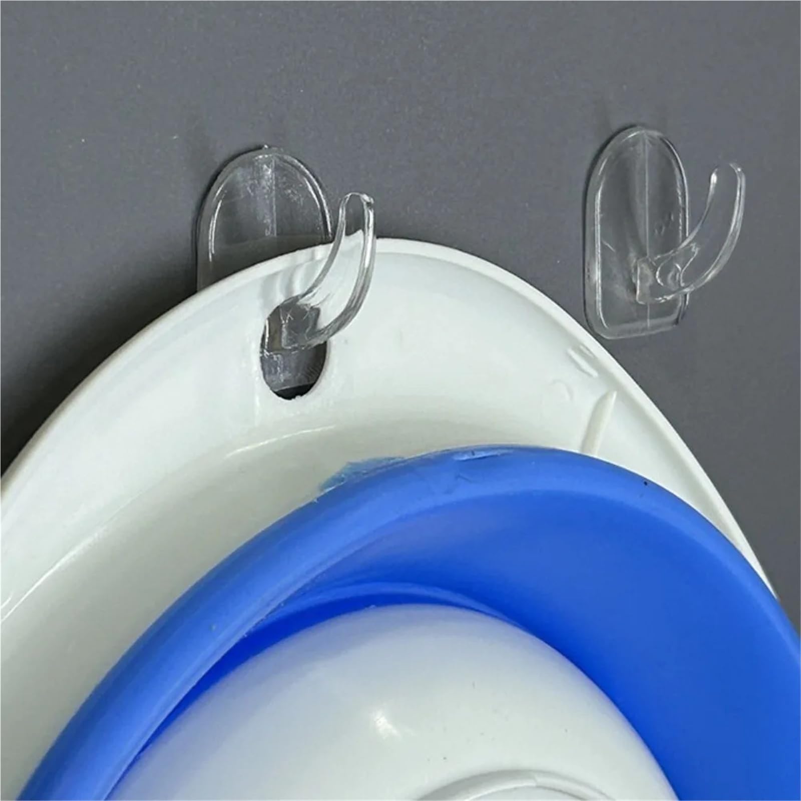 Ganchos adhesivos para pared, Ganchos Autoadhesivos Transparentes 2.2x3cm 10/30/50/100 UD(100pcs)