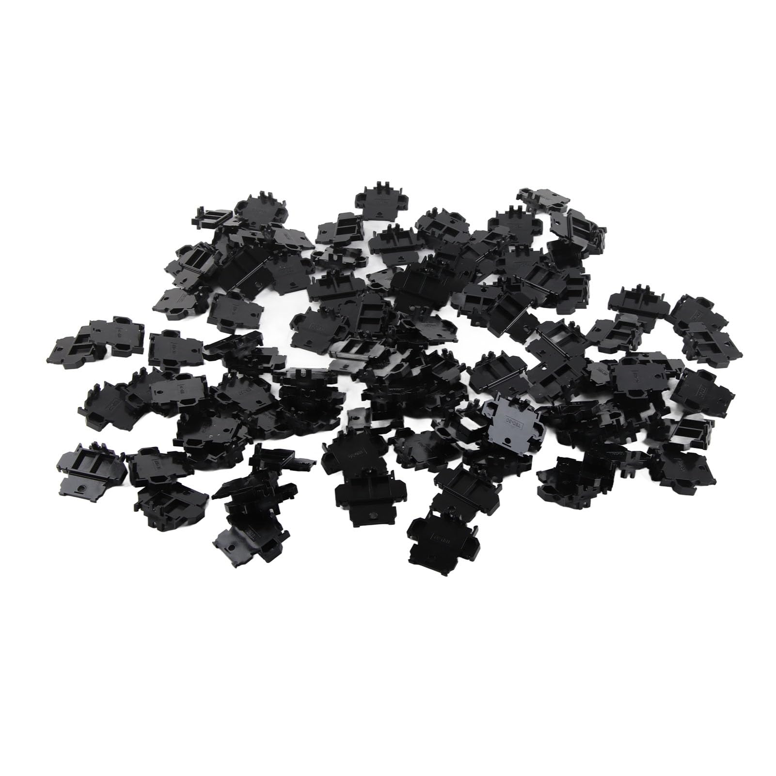 Lot de 100 borniers en nylon ignifuge, isolé haute résistance, installation facile, connecteurs de fils sûrs pour câblage industriel et commercial