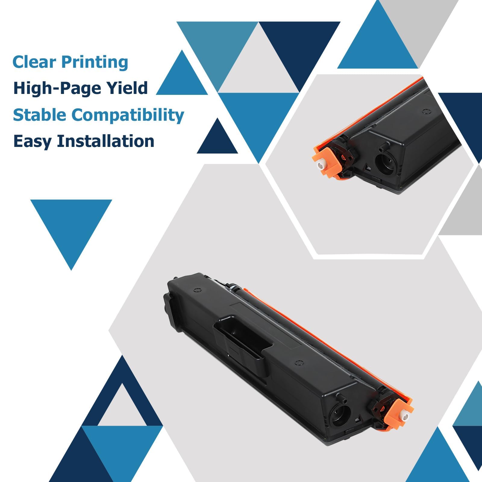 Cartuchos Brother Hl-l8360cdw Mfc-l8690cdw Kit De 5 Tóners Compatibles Para Brother TN-421 TN-423 - Alta Capacidad Tóner Color 4000 Páginas