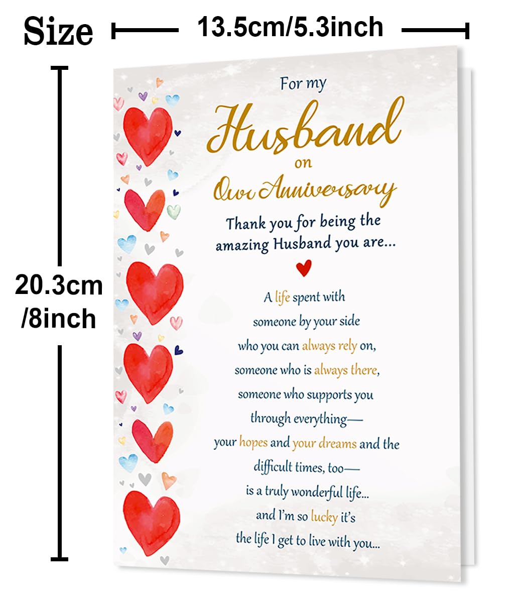 Funny Anniversary Card for Husband - Wife Gifts -3 Funny Anniversary Card for Husband - Wife Gifts -3