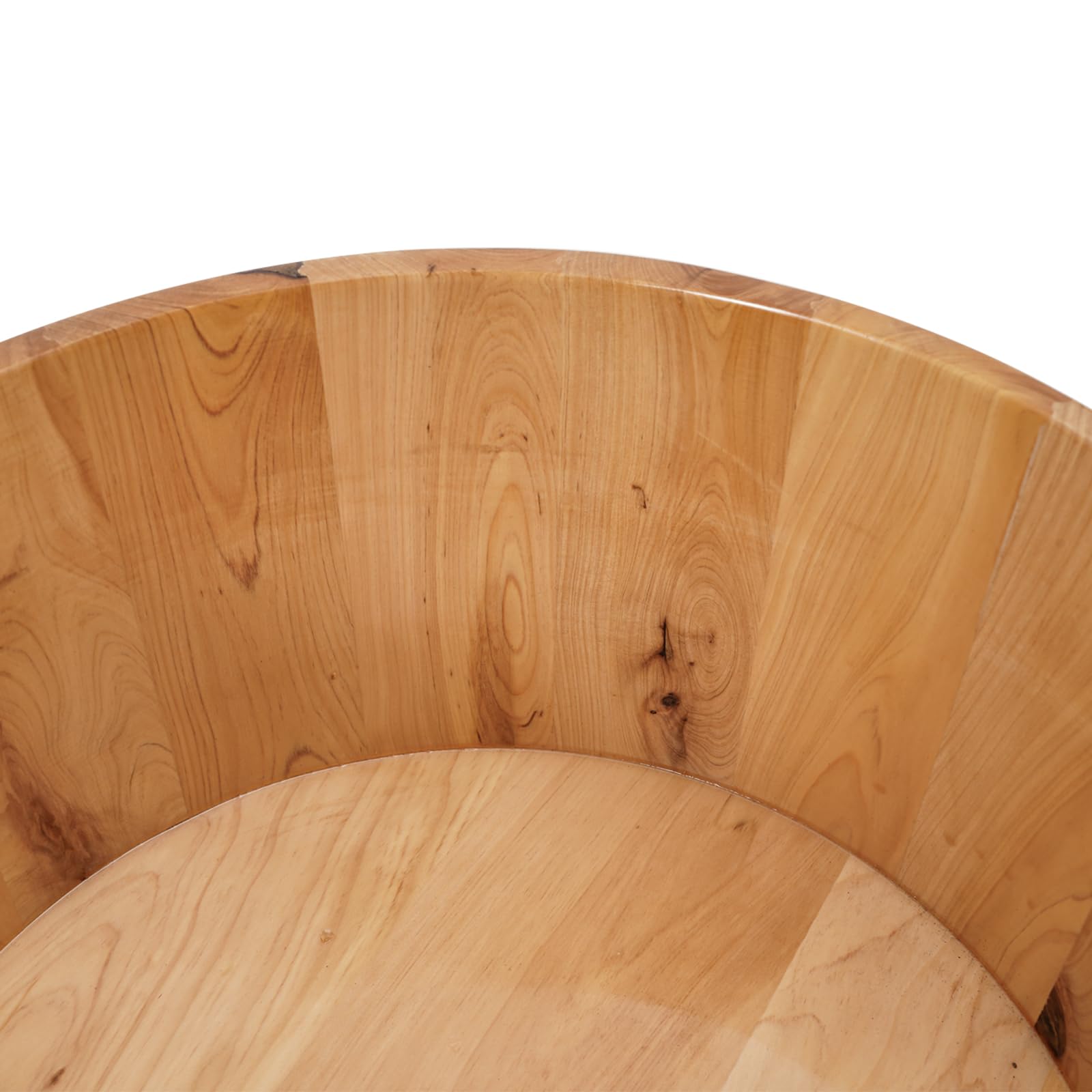 Vasca da bagno in legno, 36,5 x 18 cm, secchio per piedi in legno, secchio per piedi in legno, secchio per piedi in legno