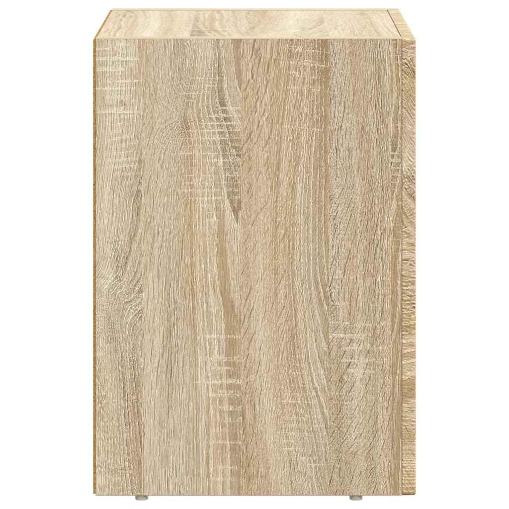 Mesita de noche funcional para espacios pequeños, mesita de noche moderna con estantes de madera con aspecto moderno, fácil de limpiar para dormitorio con espacio de almacenamiento