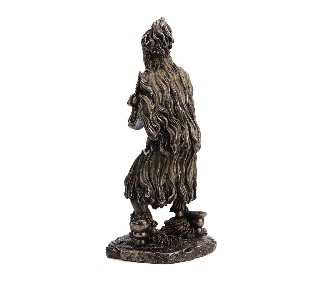 Veronese Design 9 1/4" Babalu Aye Orisha of Healing Resin Statue Bronze Finish