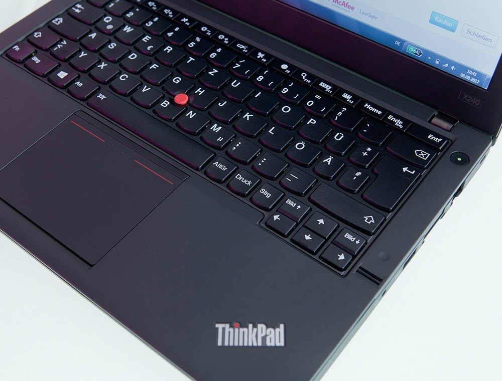 Lenovo ThinkPad X240 Notebook portatile, Intel i5 2 x 1.9 GHz, 8 GB di memoria, 500 GB HDD, display da 12.5 pollici, 1366 x 768, Cam, Windows 10 Pro, 1366 (Generaluberholt)