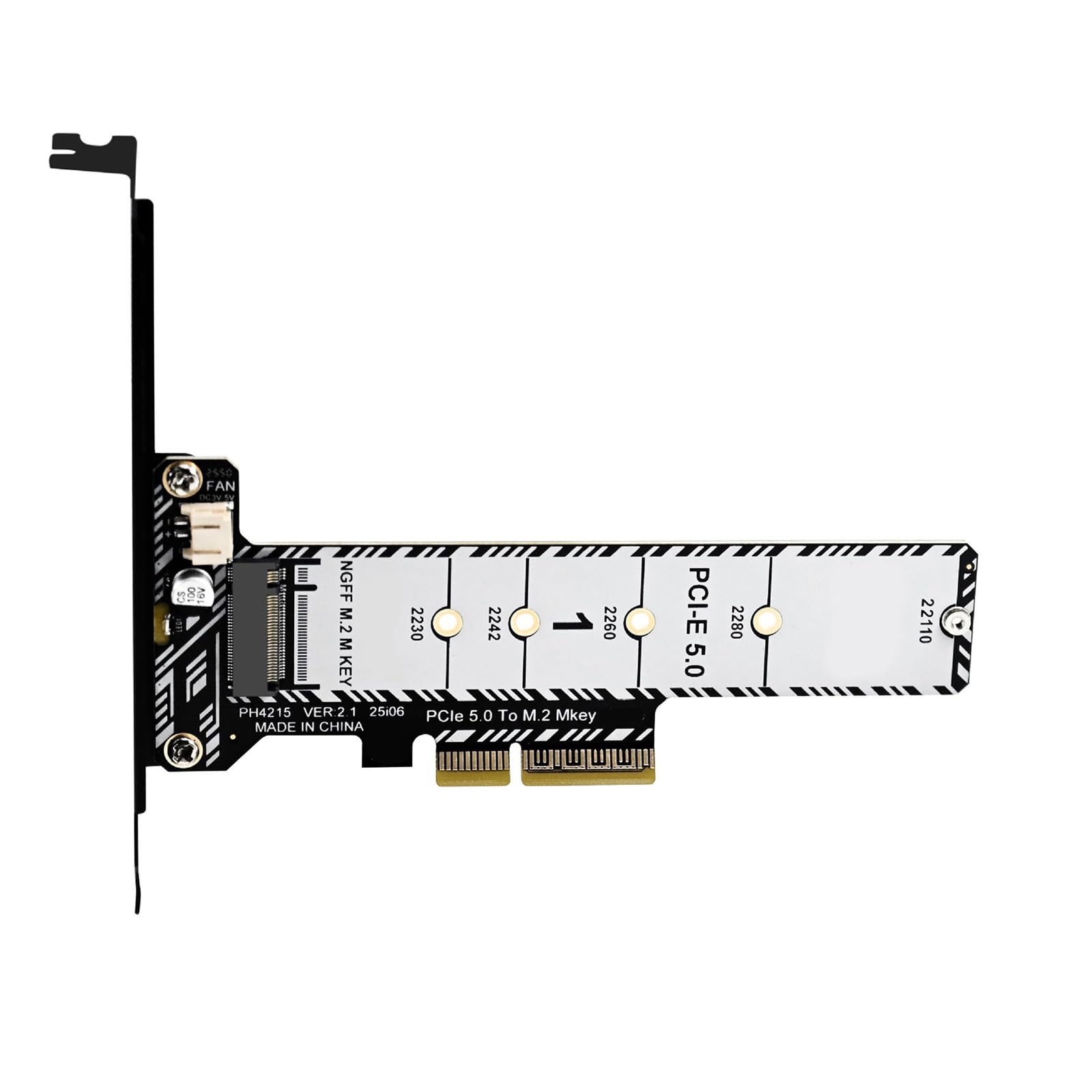 ordinarYone PCIe 5.0 to Adapter Card Fast Speed Expansion Card for 2230 2242 2260 2280 22110 Splitter Adapter