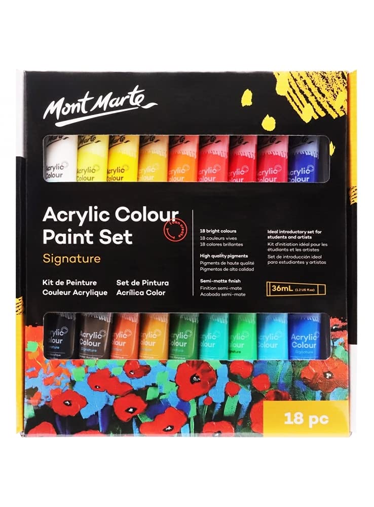 Mont Marte ACRYLIC COLOR 18X36ML