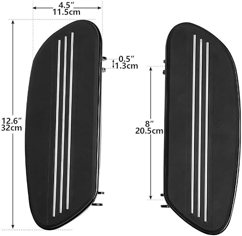 Miniatura 4 de TCMT Kit de estribo aerodinámico delantero para Harley Softail Deluxe FLSTN 2005-2017 Switchback FLD 2012-2016 Touring Road King Electra Street Road