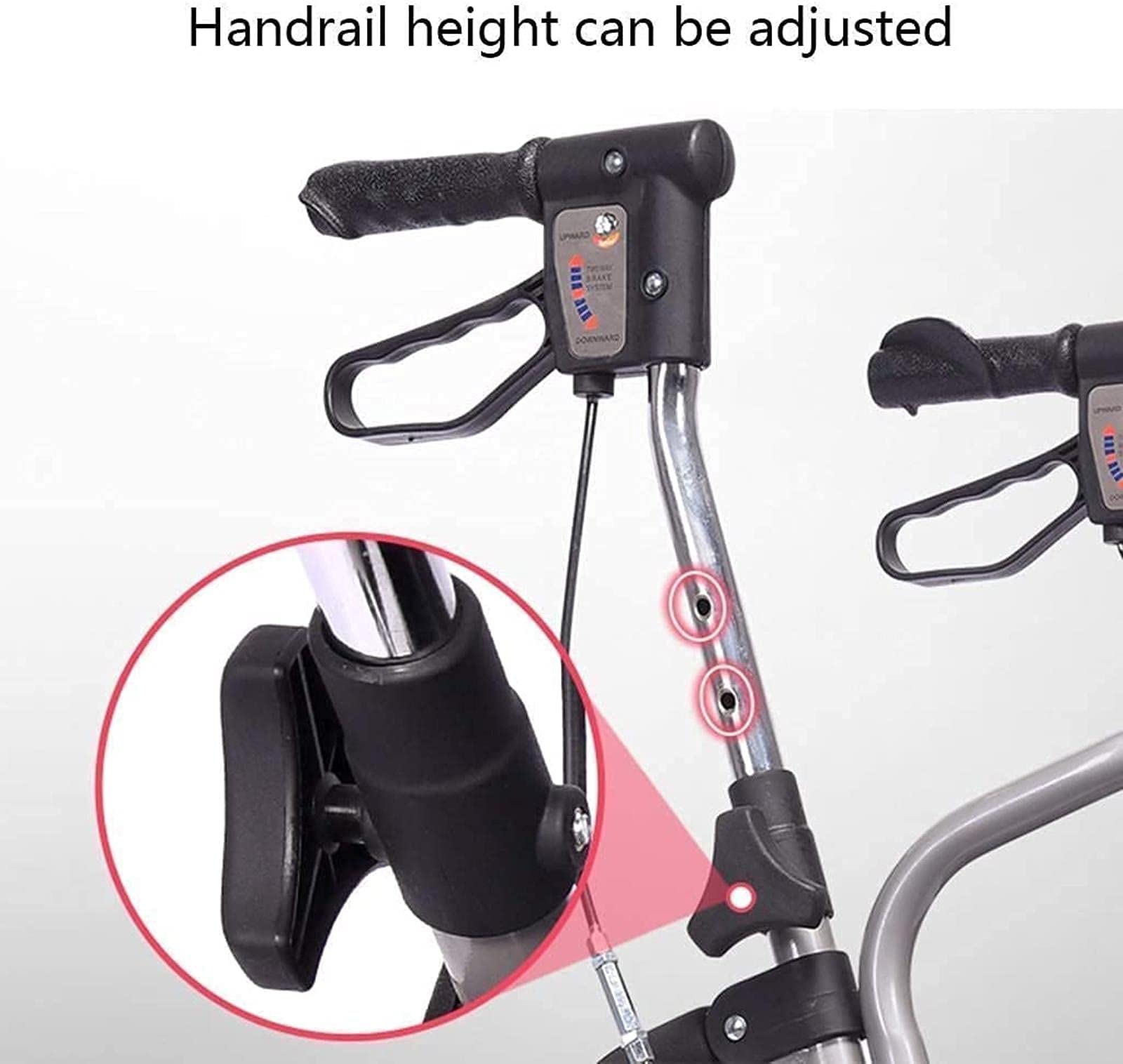 Rollator Walker Mobilność do chodzenia dla dorosłych starszych osób Rollatory Chodzik dla seniorów Chodzik z siedziskiem Chodzik z siedziskiem Chodzik z siedziskiem Tęsknota za Comfortable anniversary