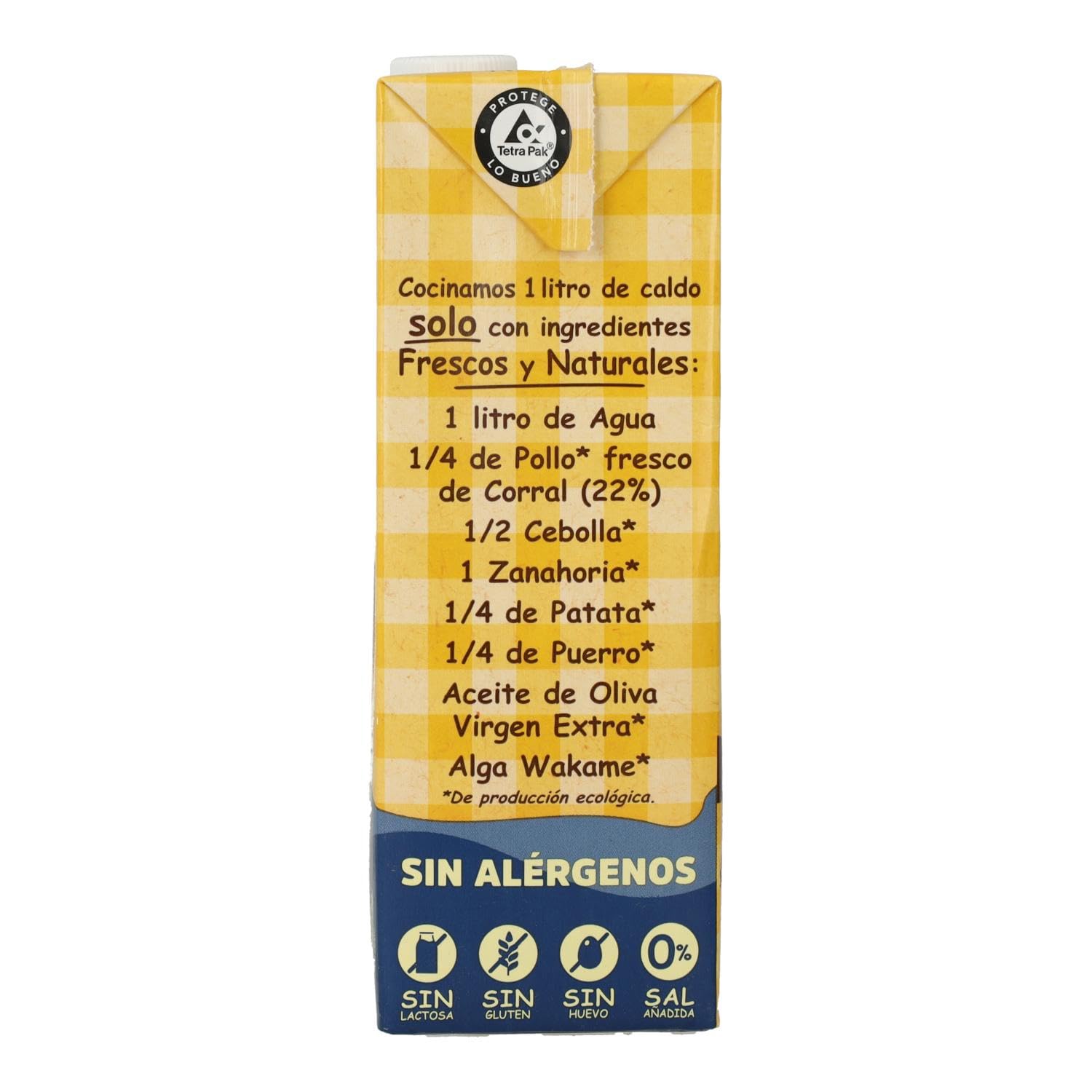 ANETO CALDO SUAVE DE POLLO BIO, 1 L 1 ml