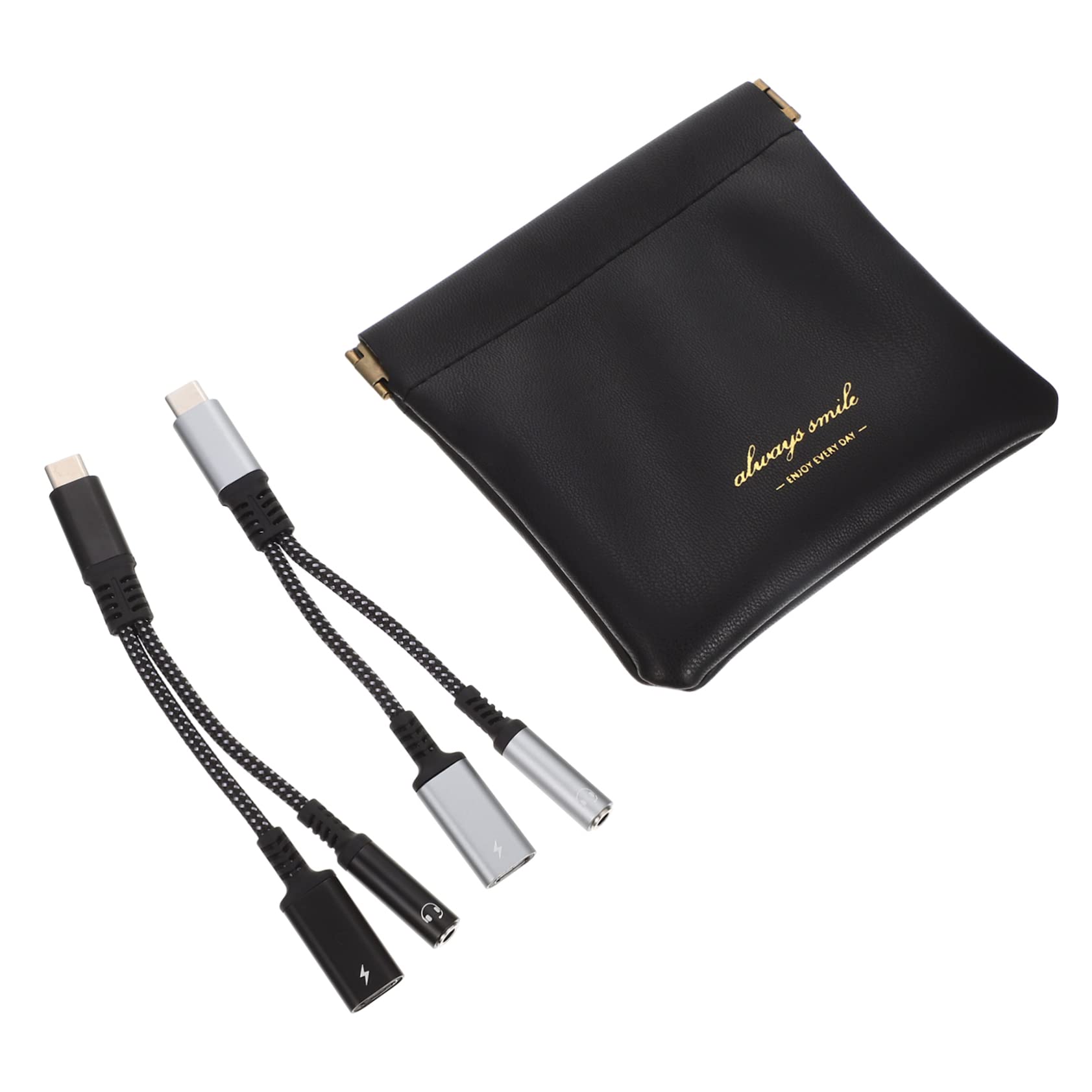 jojofuny 5 Szt. Adapterów Jack Do Usb C Do Słuchawek I Słuchawek Dousznych Wysoka Wierność Solidne Ładowanie I Szybkie Przesyłanie Dźwięku