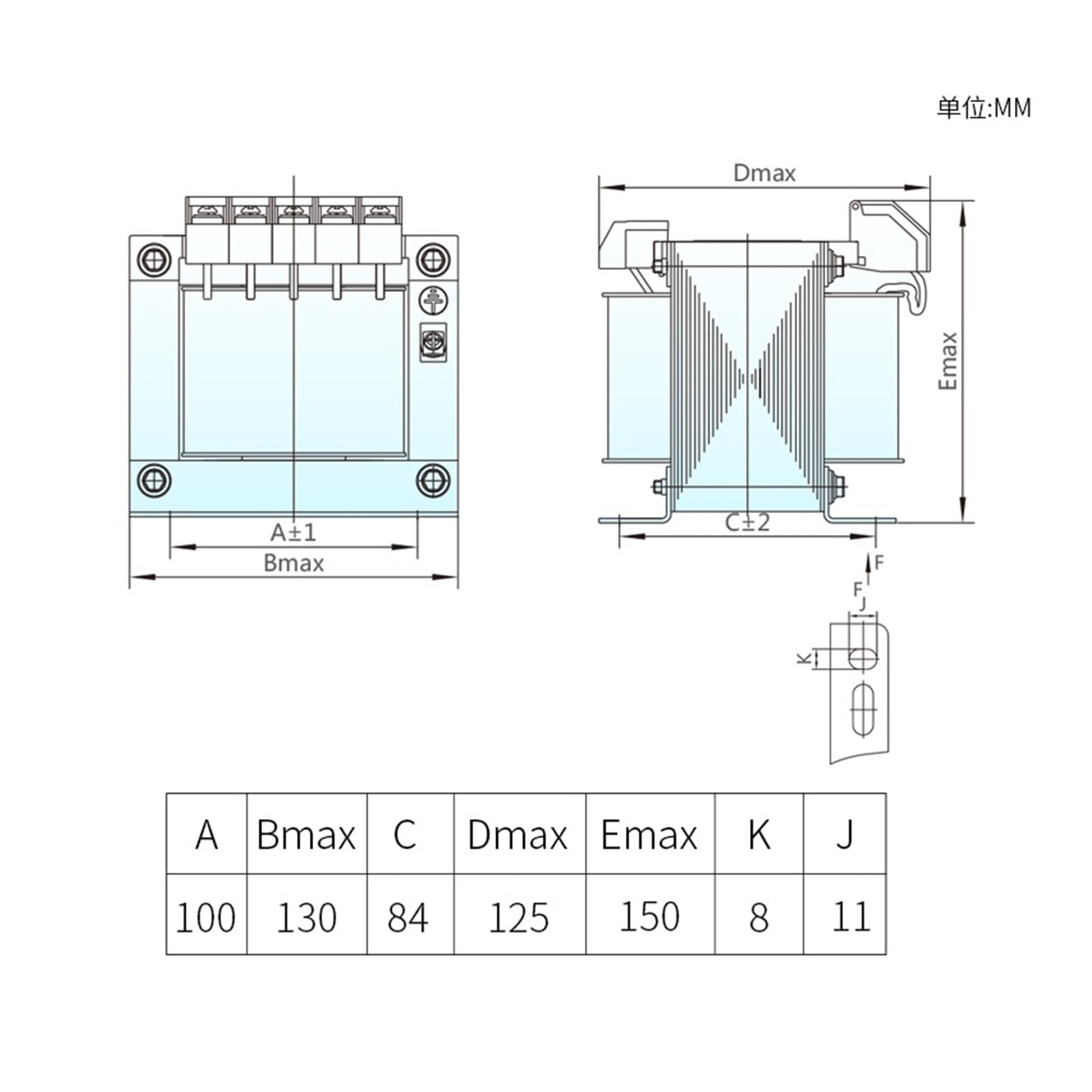 Trasformatore di Controllo 380V a 220V 300W Trasformatore for Macchine Utensili Trifase Monofase Trasformatore di Isolamento BK-300W