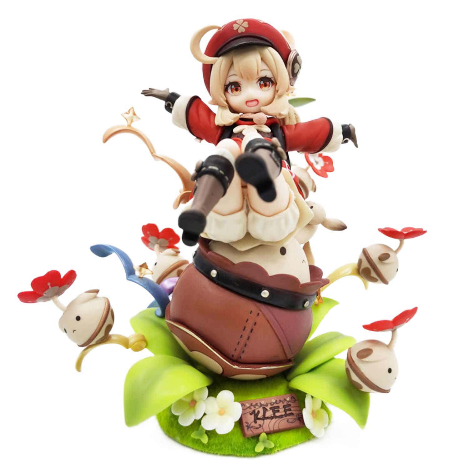 Amazon.co.jp: 原神フィギュア, クレー 火花騎士ver. 1/7 完成品 