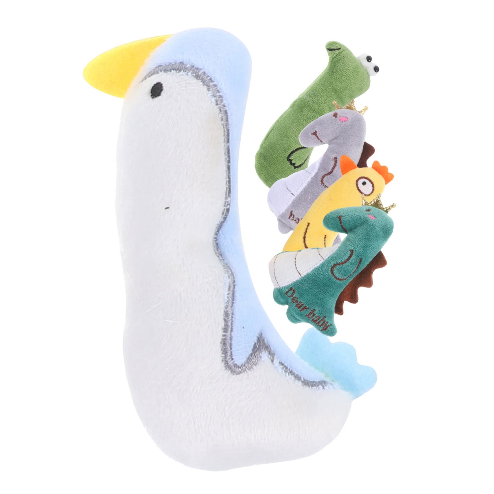 Yardwe 25pièces Jouets Cataire pour Jouets à Mordre Remplis Herbe à Chat Poule Serpent Canard