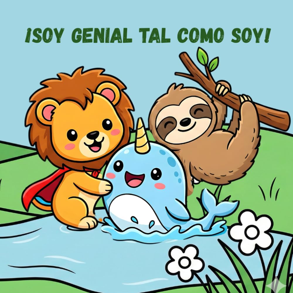 ¡Soy Genial tal como soy!: Libro para colorear