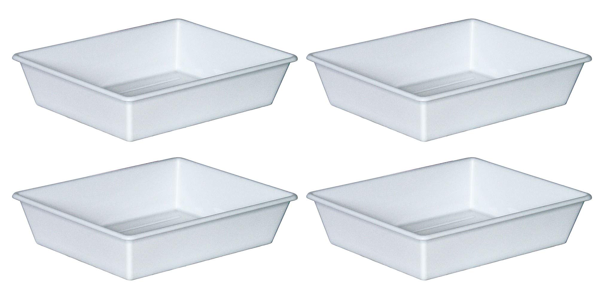 BRB 4 Teigwanne/Universalwanne, LxBxH 510/425x415/325x115 mm, Inhalt 6,2 Liter, weiß