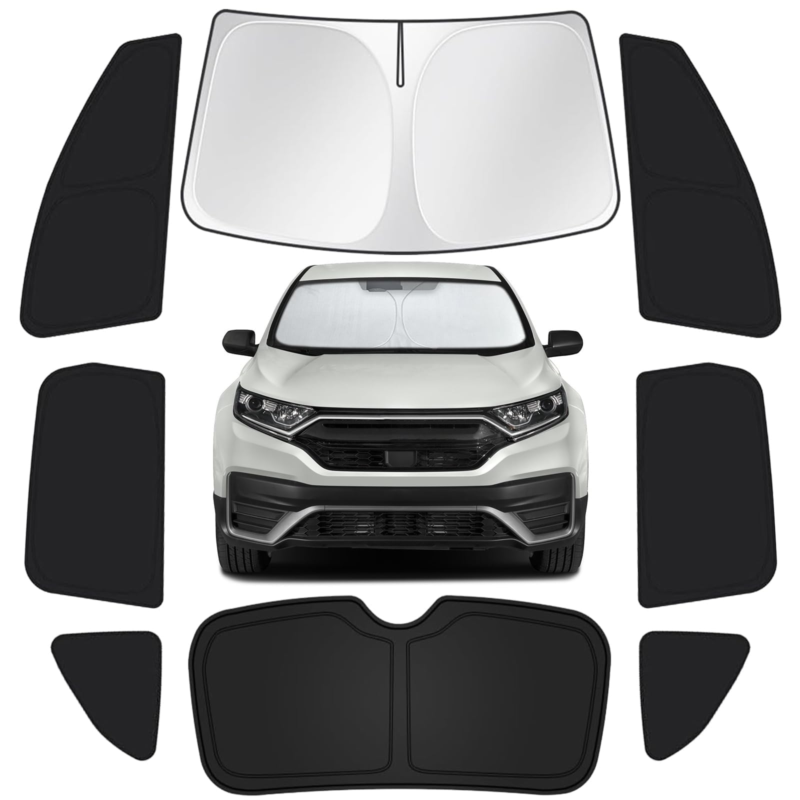 for Honda CRV 2017-2022 Car Window Shades, 8Pcs Full Window Covers