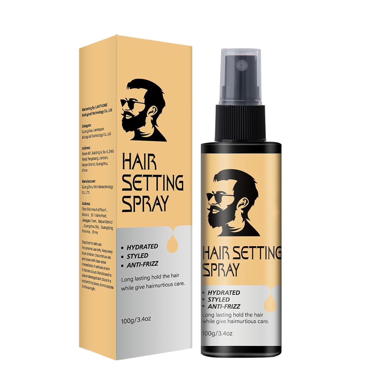 Sponsored Ad – NALACAL Hair Styling Spray, Long Lasting Formula for All Hair Types, 100ML Hair Spray for Perfecting Your Look with a Three Dimensional Finish