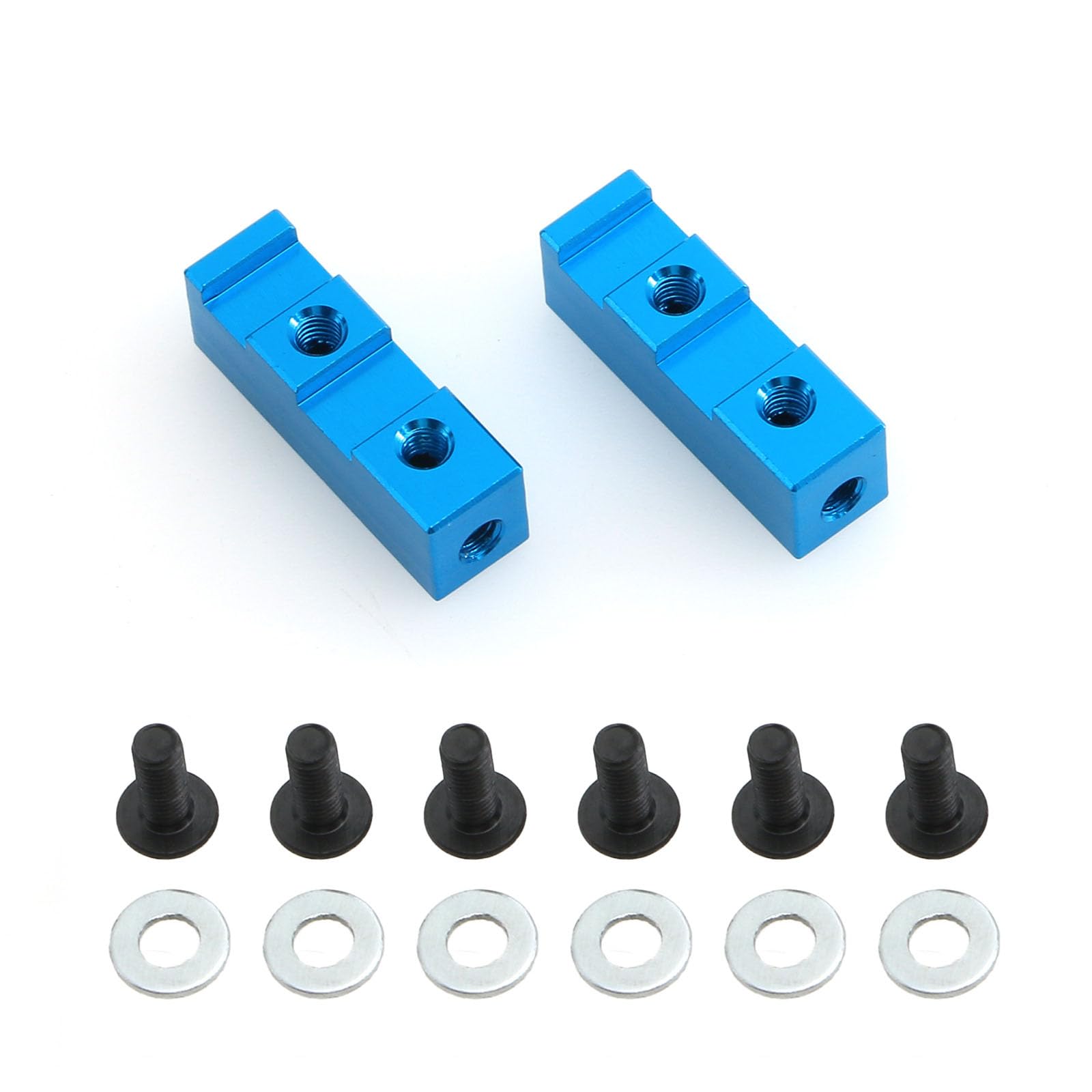 VGOL – 2 Juegos De Soportes De Servo De Aluminio Para Ta-Miya TT02, XV01 Y TB03, Incluye Espaciadores Y Tornillos, Mejora El Rendimiento Del Coche RC