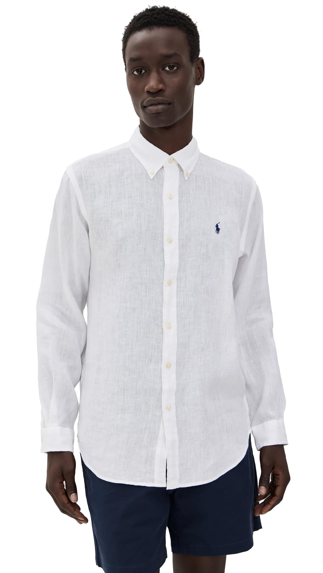 Men's Long Sleeve Linen Shirt
