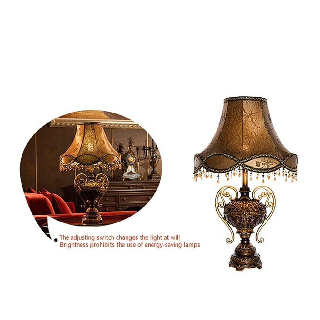 Lampa stołowa w stylu europejskim, sypialniana, nocna, księżniczka, pasterska, kreatywna, ślubna