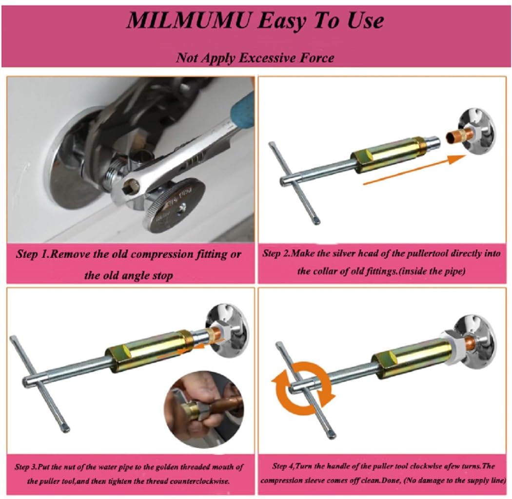 Compression Sleeve Puller - Easy Pipe Repair -5 Compression Sleeve Puller - Easy Pipe Repair -5