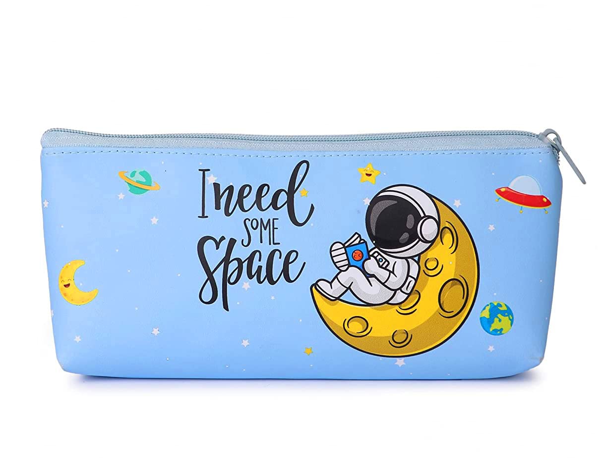 KOBBET Canvas Pencil Case For Boys Astronaut Pencil Pouch School Stationery Storage Bag For Boys Zipper Closer Large Capacity Pencil Case Travel Pouch For Boys Sky Blue Pouch Gift Pouch (1 Piece) (B0B65QCCG6) Amazon Price History, Amazon Price Tracker