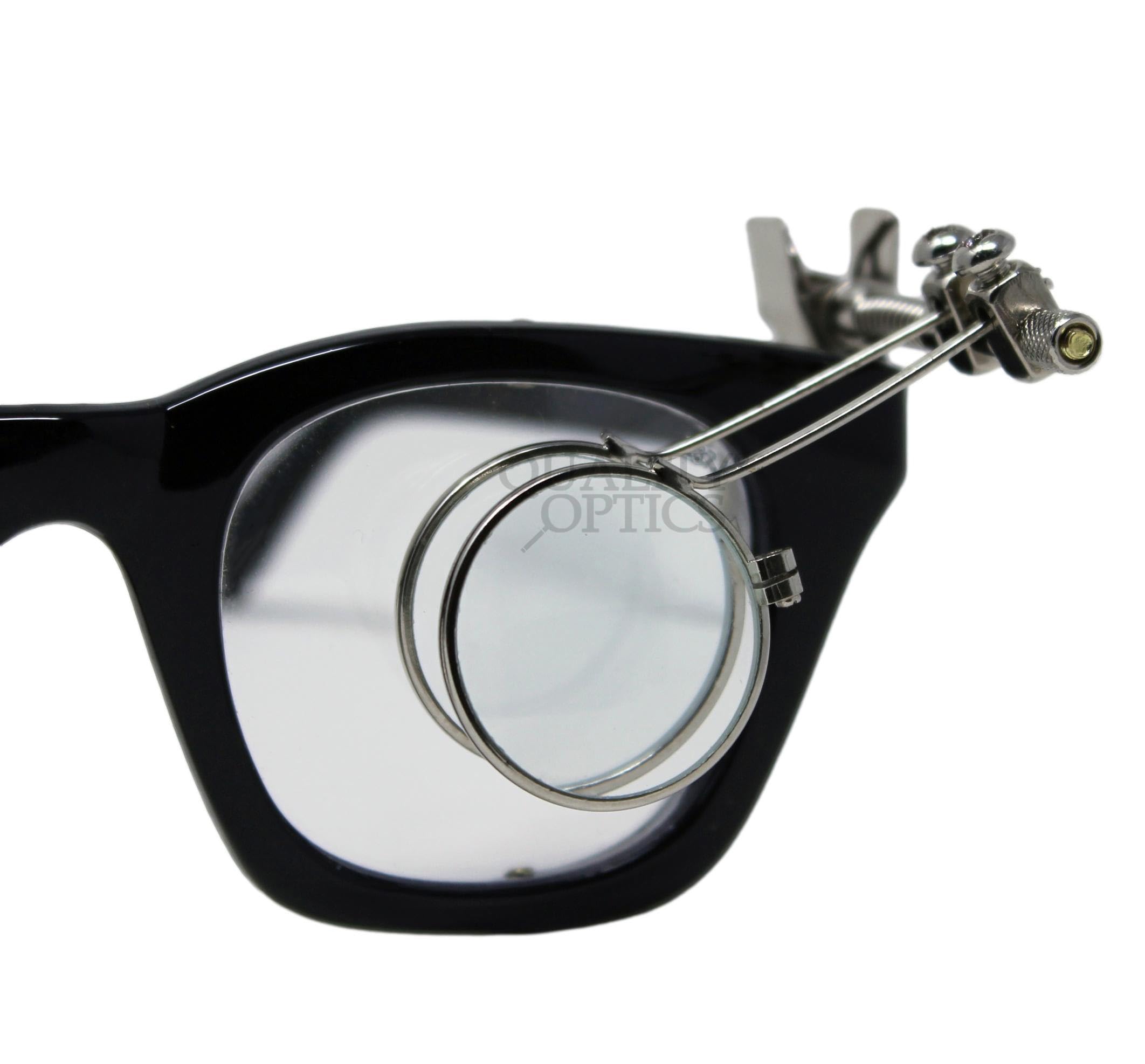Magnifying Glasses For Close Work USA-Made 3-Lens Folding Pocket Magnifier - Jewelers Loupe Style With Clip Coin Collection Supplies Magnifying Glasses For Close Work USA-Made 3-Lens Folding Pocket Magnifier - Jewelers Loupe Style With Clip Coin Collection Supplies