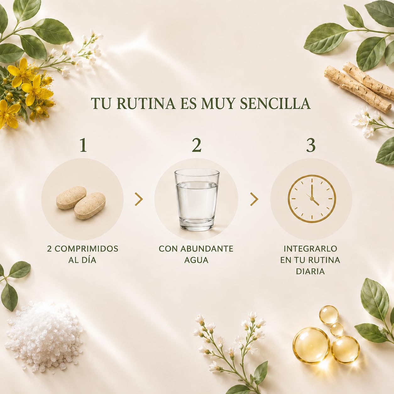 ESI Serenesi Forte - Hipérico, Ashwagandha y Magnesio - 60 Comp - Pack 2 | Complemento alimenticio para adultos en formato bote. El magnesio contribuye a la función psicológica normal.