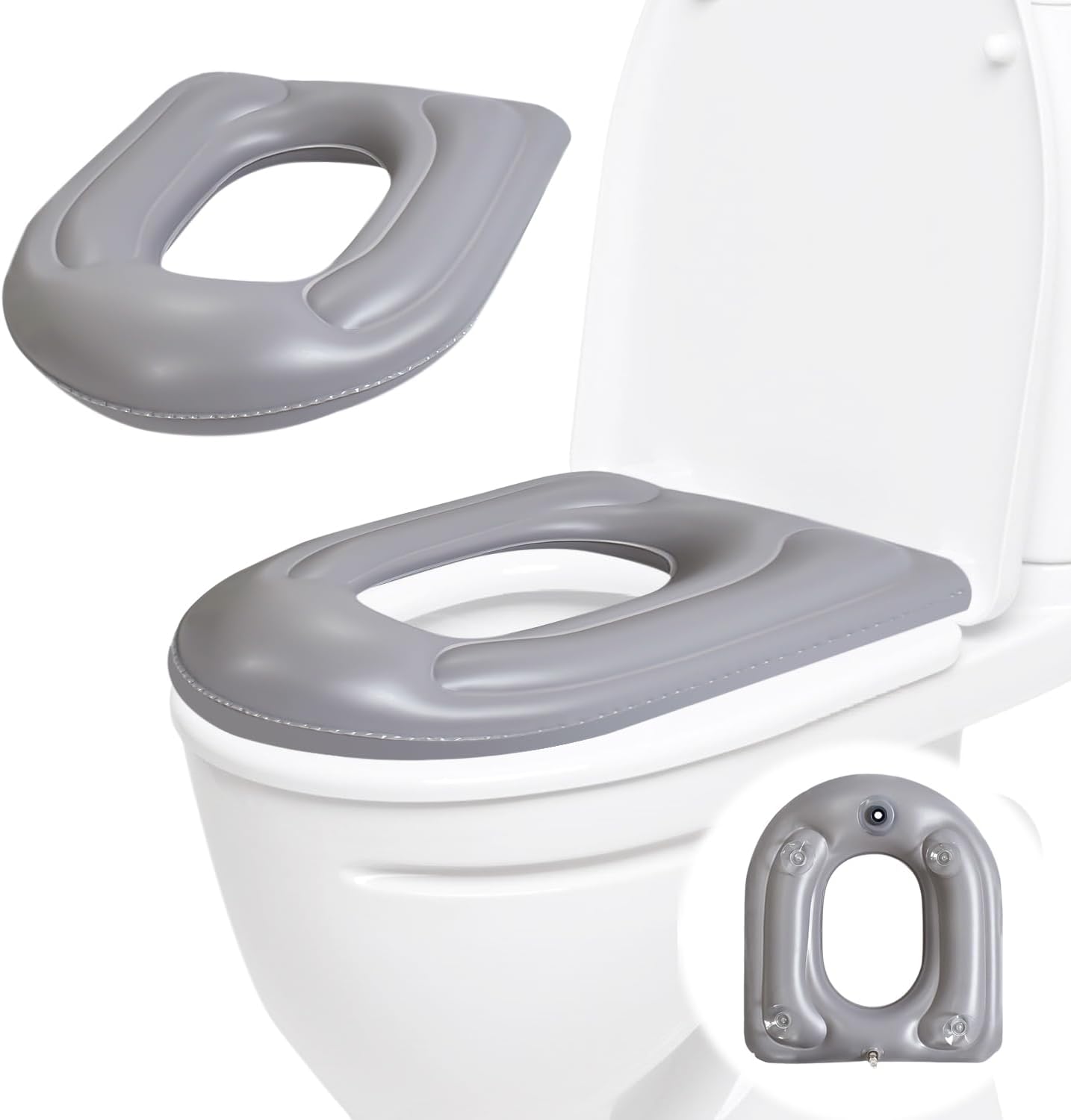 Blaues Toilettensitzkissen - Wasserdichter EVA Sitzbezug Für WC