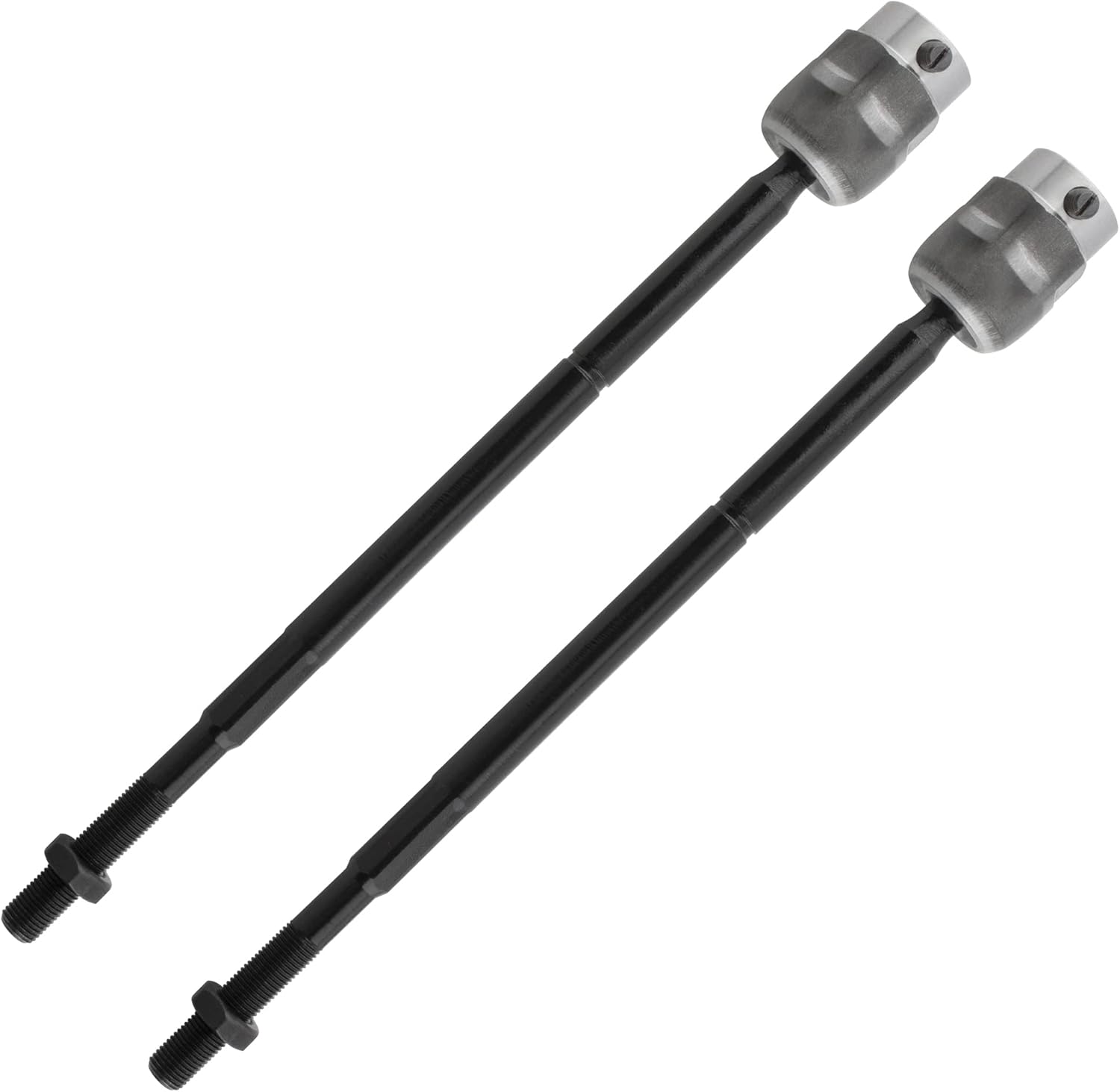 BOXI (Set of 2) EV265 Front Inner Tie Rod End Links Fit for Ford Escort 1991-2003 / for Mercury Tracer 1991-1996 1.9L / for Mercury Tracer 1997-1999 - w/Power Steering and Externally Threaded Rack