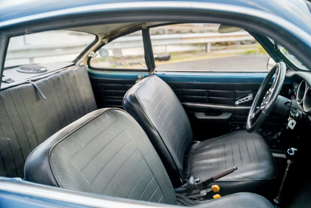 Door Panel Set Compatible with VW Karmann Ghia 1960–1974 – Interior Trim, Multiple Colors (Black)