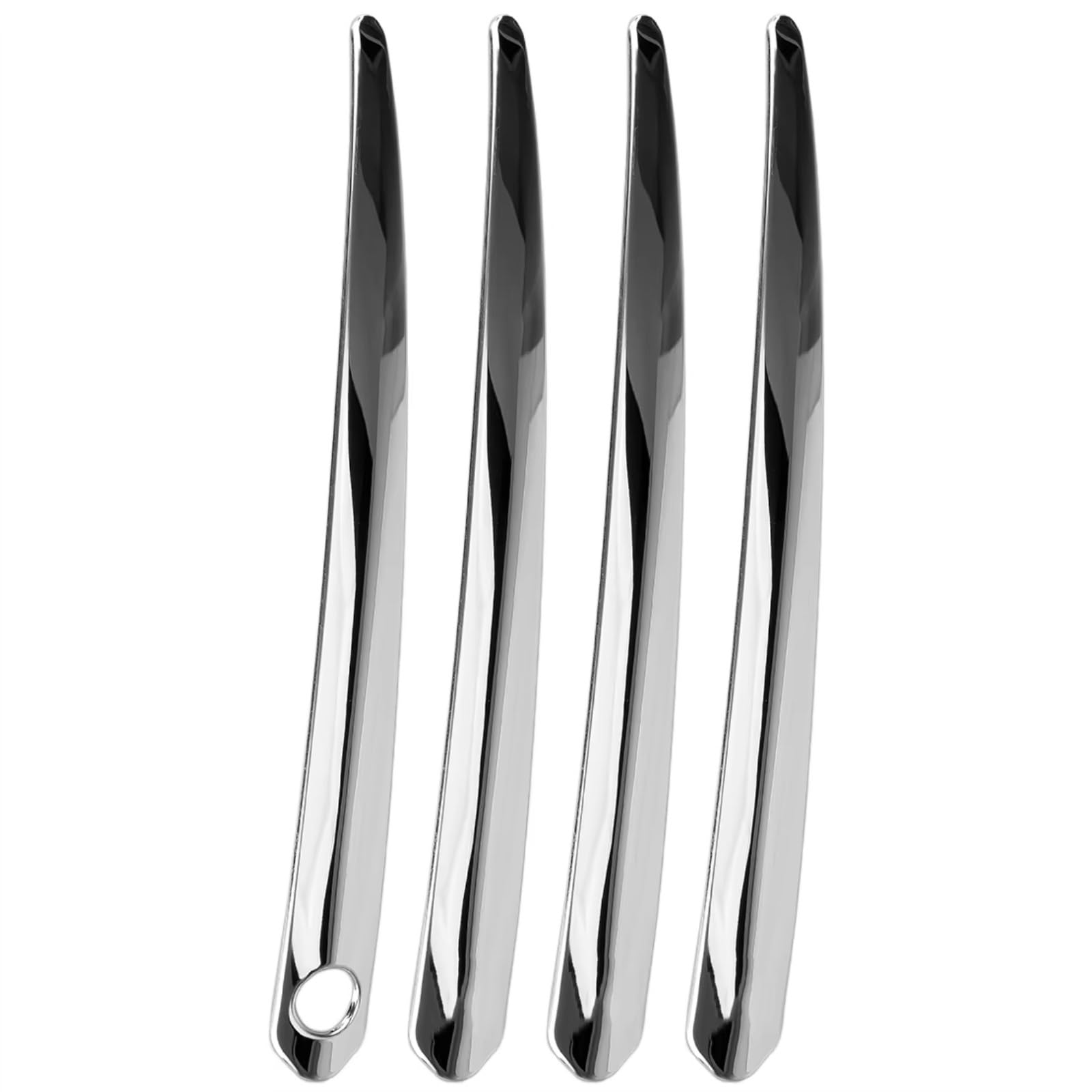 Dspolimv One Color Outer Door Handle Cap Compatible With Toyota For Rav4 For Hybrid 2019-2023 1Set Stainless Steel Exterior Door Handle Trim Strip Cover Accessories