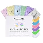 PEAUAMIE Under Eye Patches with Collagen and Hyaluronic Acid Eye Mask for Wrinkle,Dark Circles,Face Mask Skin Care Products 24 Pairs