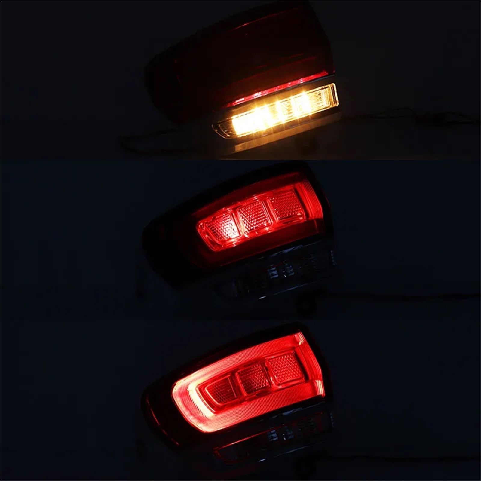 Lampa tylna zespolona Do Jeep Grand Cherokee 2014-2016 Zewnętrzne wewnętrzne światło tylne 68110047AB 68236104AC tylne światła LED(Outer Left)