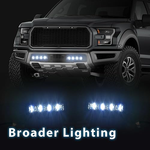 Miniatura 6 de CHEDA Luces antiniebla delanteras compatibles con camionetas Wagon UTB Cab ATV SUV Truck Boat Bus/Compatible con Sport Utility 4WD 4X4 Minería