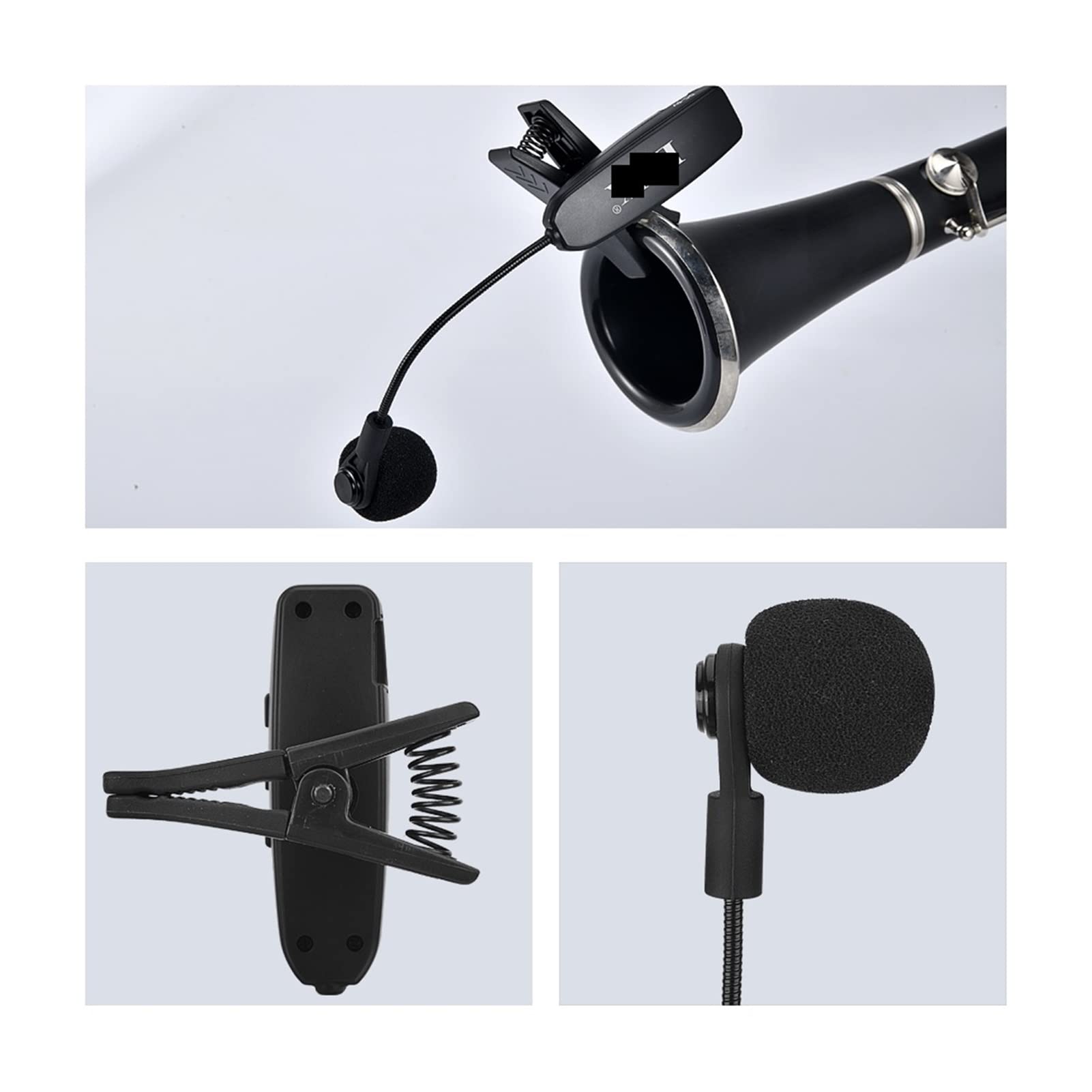 Kontroler miksera DJ Instrument bezprzewodowy mikrofon kondensator mikrofon MIC GOSENECK GŁOSOWANIE SKOWIAM NA ŻYWO DLA SAKSOPOFOFON TRIBET TUBA do streamingu/podcastów/gier, telefonu, komputera
