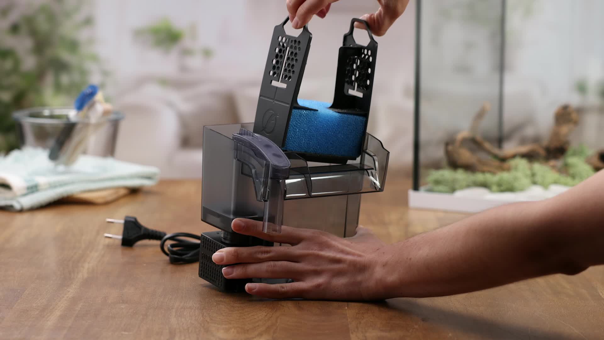 Fluval Filtro Zaino AquaClear AC50 Per Acquari - Filtrazione 757 L/h - Sistema 4 Stadi Professionale - Foto 10