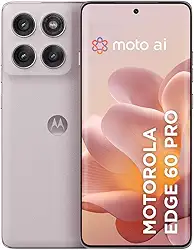 Smartphone Motorola Edge 60 PRO 5G - 512GB 24GB (12GB RAM+12GB Ram Boost) Tela Quad-Curve moto AI 50MP Sony Camera ultrarresistencia militar IP68 + IP69 - Rosa