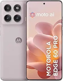 Smartphone Motorola Edge 60 PRO 5G - 512GB 24GB (12GB RAM+12GB Ram Boost) Tela Quad-Curve moto AI 50MP Sony Camera ultrarresistencia militar IP68 + IP69 - Rosa