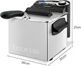 Taurus - Professional 2 Plus Fryer | 2L Capacity | 1700W Power | Oil Filter System | Submersible Resistance | Adjustable Temperature | Removable | Stainless Steel Housing - 7