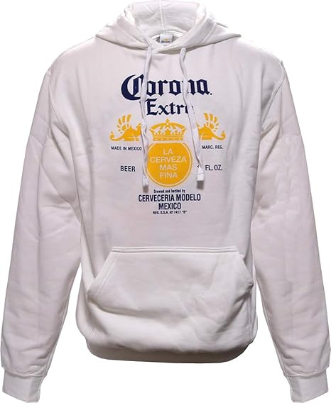 Amazon Coronaコロナビール公式メンズ パーカー ホワイト S トレーナー パーカー 通販