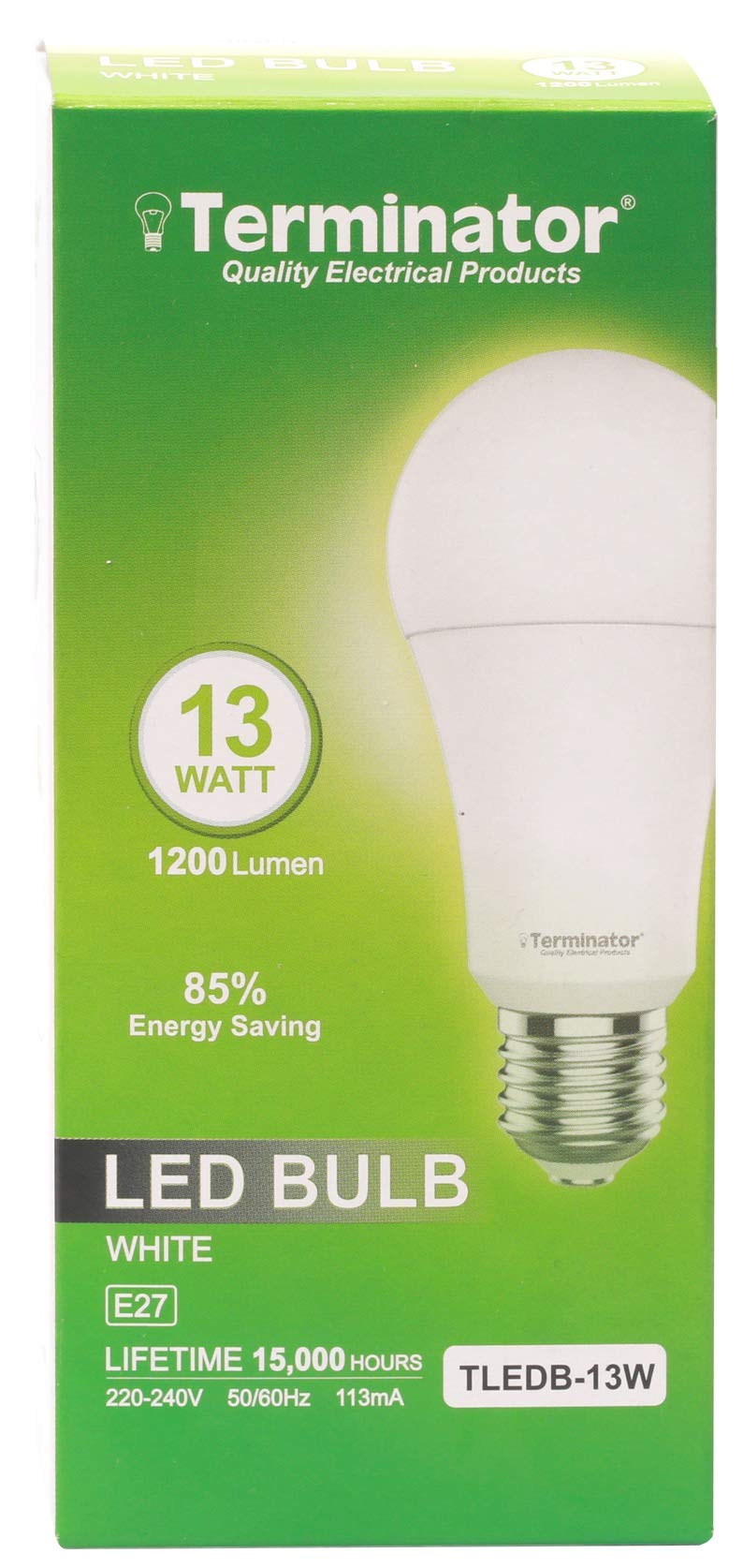 Led Bulb 13W White E-27 Tledb 13W Esma Approved Terminator
