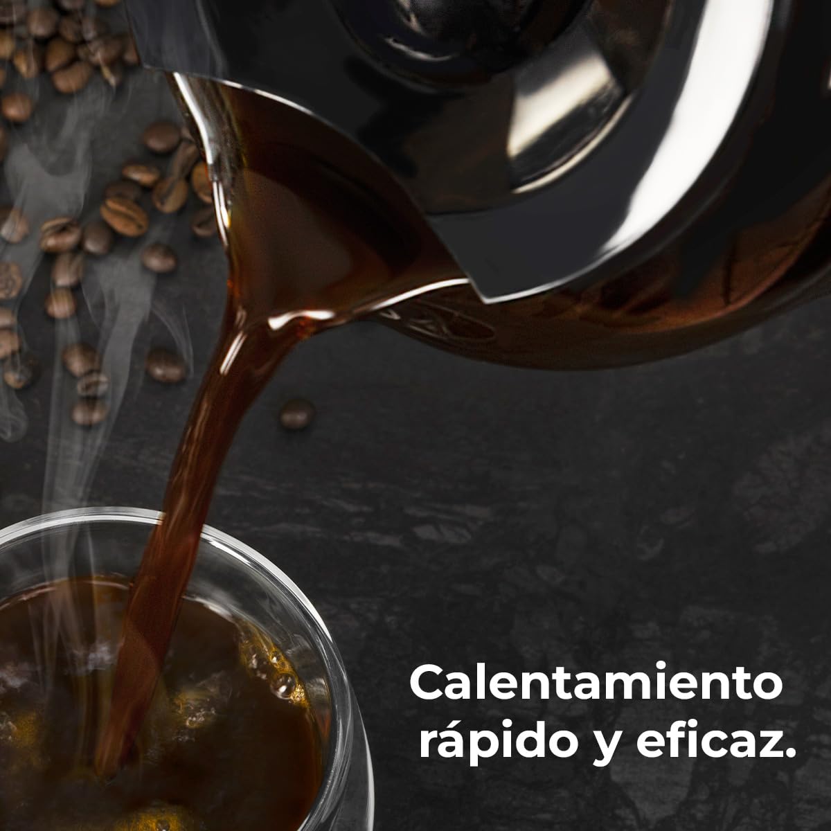 Cecotec Macchina da caffè a goccia Coffee 56 Heat, 800W, Programma il tuo caffè, Schermo LCD, Beccuccio antigoccia, Capacità 1,3L, 12 tazze, Spegnimento automatico, Serbatoio con finestra